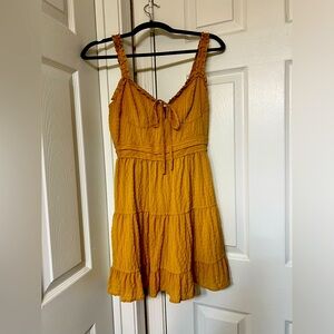 Mustard Yellow Summer Dress